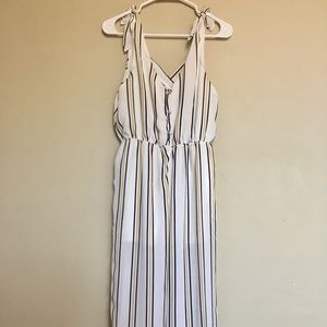 Pinstripe Jumpsuit